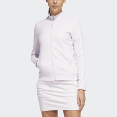 Áo Khoác Adidas Nữ Chính Hãng - Three Stripes Long Sleeve Full Zip Jacket - Hồng | JapanSport HA0208