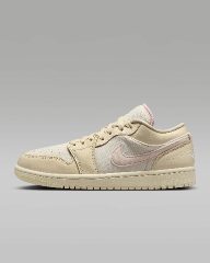 Giày Nike Chính Hãng - Air Jordan 1 Low ‘Linen’ - Màu Hồng | JapanSport FQ1925-100