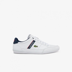 Giày Lacoste Nam Chính Hãng - Chaymon 0120 2 CMA Trainers - Màu Trắng | JapanSport 7-40CMA0067-407