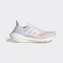 Giày chạy Adidas Chính hãng - UltraBoost 21 Nữ - trắng | JapanSport FY0396