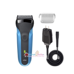 Máy cạo râu Braun Chính hãng - Series 3 - 310S - Màu Xanh | JapanSport