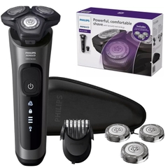 Máy cạo râu Philips Chính hãng - Series 6000 -  cạo ướt/khô - công nghệ SenseIQ - S6600/90 | JapanSport