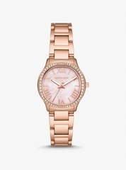 Đồng hồ Michael Kors Chính hãng - Sage Rose Gold Tone 31mm – Nữ – Quartz (Pin) | JapanSport MK4823