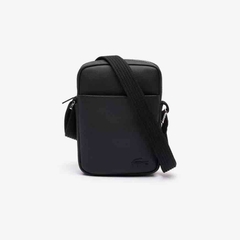 Túi đeo chéo Lacoste Chính hãng - Classic Crossbody Bag with Piqué Effect - Đen | JapanSport NH4422HC-000