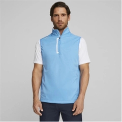 Áo Khoác Puma Nam Chính Hãng - Momentum Wind Vest - Màu Xanh | JapanSport 622749-03