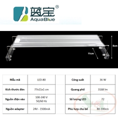 Đèn led Aquablue White 30, 45, 60, 80, 100, 120 cm