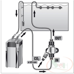 Trộn co2 Atman External Diffuser 3 in 1