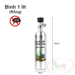 Bình co2 nhôm Aqua Classic Cylinder 1L, 2L, 4L rỗng