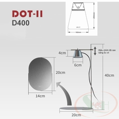 Bộ led LedStar WRGB Dot II series D400 để bàn