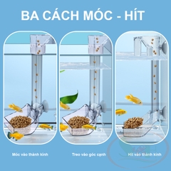 Bộ ống chén Jeneca Feeder hít móc thành hồ