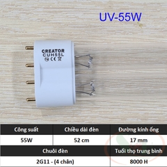 Bóng đèn UV thay thế 5W, 9W, 11W, 18W, 36W, 55W