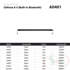 Đèn led Chihiros A2 30, 35, 40, 45, 50, 60, 80, 90, 120 cm series