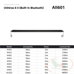 Đèn led Chihiros A2 30, 35, 40, 45, 50, 60, 80, 90, 120 cm series