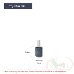 Đầu sủi oxy thường hình trụ mini