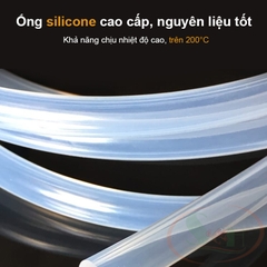 Dây oxy co2 dẻo PVC 4, 8 mm