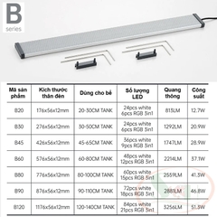 Đèn led Chihiros B 20, 30, 45, 60, 80, 90, 120 cm series