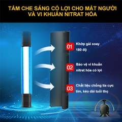 Đèn UV chìm Sunsun 6W, 10W, 14W kèm tấm che