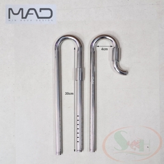 In out inox MAD phi 10, 12, 16, 19 mm