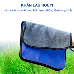 Khăn lau Houyi làm sạch bể kính