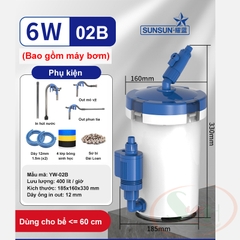 Lọc thùng mini Sunsun YW 01B, 02B, 03B External Filter