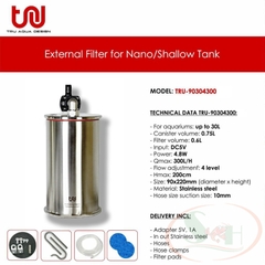 Lọc thùng TRU Inox External Mini Nano Filter