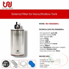 Lọc thùng TRU Inox External Mini Nano Filter