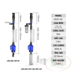 Máy hút cặn Sunsun HXS 02 Multi-Function