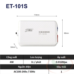 Máy sủi oxy tích điện Sunsun ET 101S, 201S