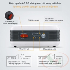 Máy sủi oxy tích điện Sunsun JT 202S, 203S