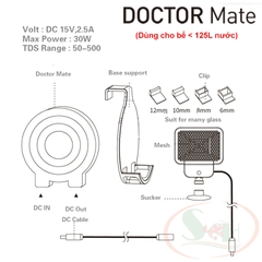 Máy ức chế Chihiros Doctor Mate, V4 ngừa rêu hại