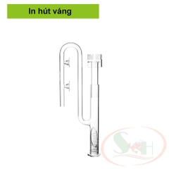 Ống in out thủy tinh Ista phun tia, hút váng mini