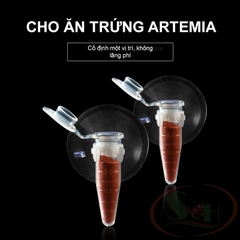 Ống trữ artemia nhỏ giọt cho cá ăn