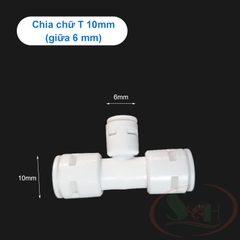 Van khớp co nối chuyển ống dây RO 6, 10 mm