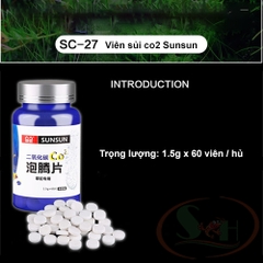 Viên nén sủi co2 Sunsun