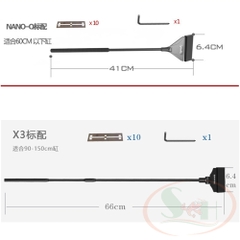 Dao cạo rêu Qanvee Nano Q, X3 hợp kim nhôm