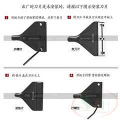 Dao cạo rêu Qanvee Nano Q, X3 hợp kim nhôm