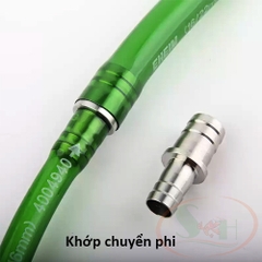 Khớp inox Mufan nối chuyển phi 12, 16, 22 mm