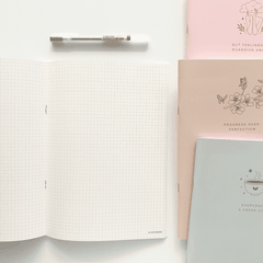 Combo Vở Viết Bài Take Note B5 Màu Pastel - Sổ B5 Pastel Notebook giấy dày 100GSM - Ruled / Grid Paper