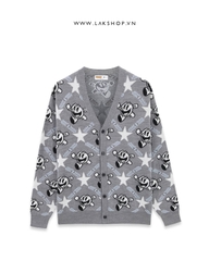 GxG Pacman Grey Cardigan Sweater (Chính Hãng) cs2