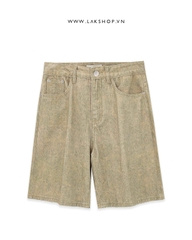 Quần Tan/Begie Jorts Black Denim Short