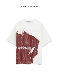 Red Squin White T-shirt