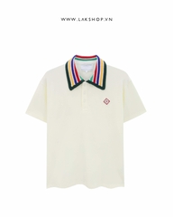 Casa Striped Organic Cotton-Piqué Polo Shirt