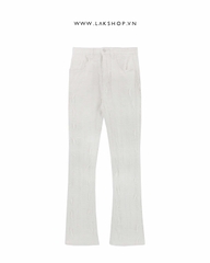 White Tattered Pants