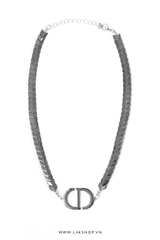 Vòng Cổ C.D Herringbone Chain Necklace