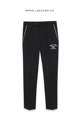 Chrjstjan Djor Logo with Trim Black Trouser cs2