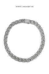 Vòng Cổ 17mm Diamond Shaped Cuban Chain Necklace (50cm)