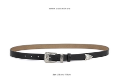 Thắt Lưng Black Square Seashells Belt