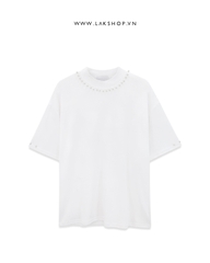 Oversized White Pearl T-shirt