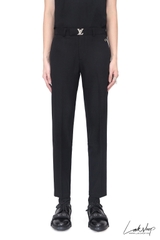 Loujs Vujtton L.V Buckle Logo Black Trouser