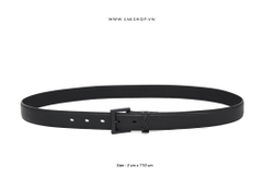 Thắt Lưng Y.S.L Monogram Buckle Belt in Black